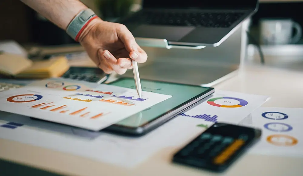 CRO testing experimentation and result sheets and graphs